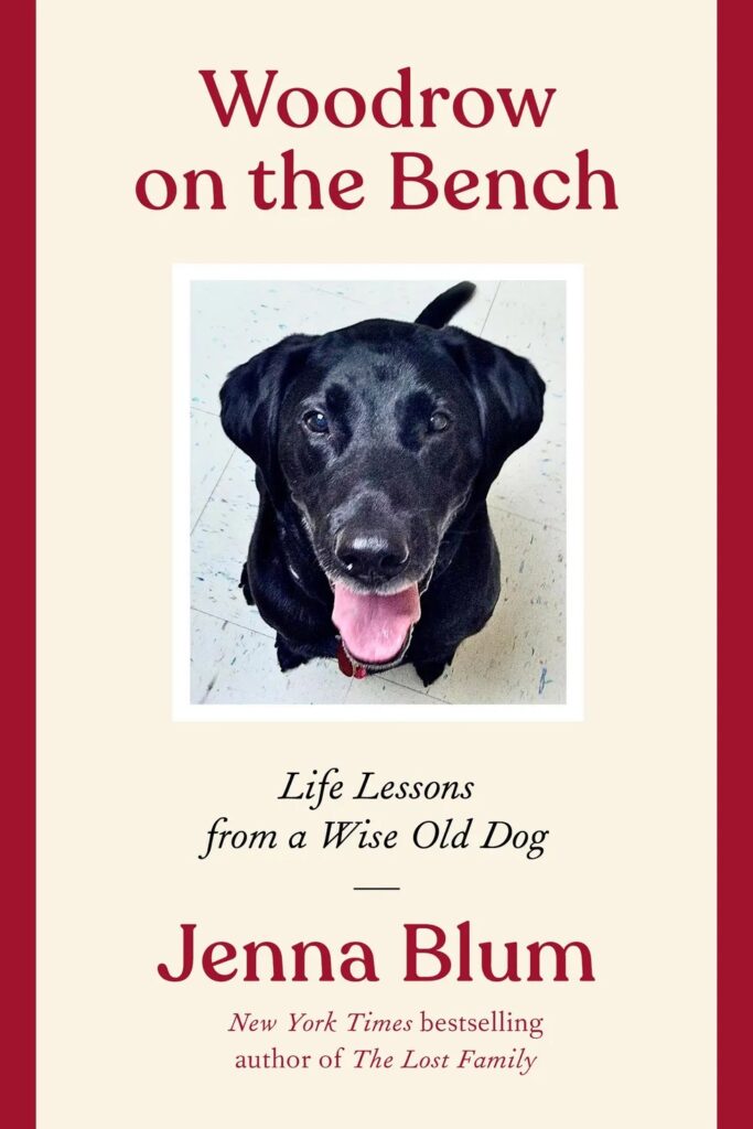 Image of the cover of author Jenna Blum's new memoir about her dog, Woodrow